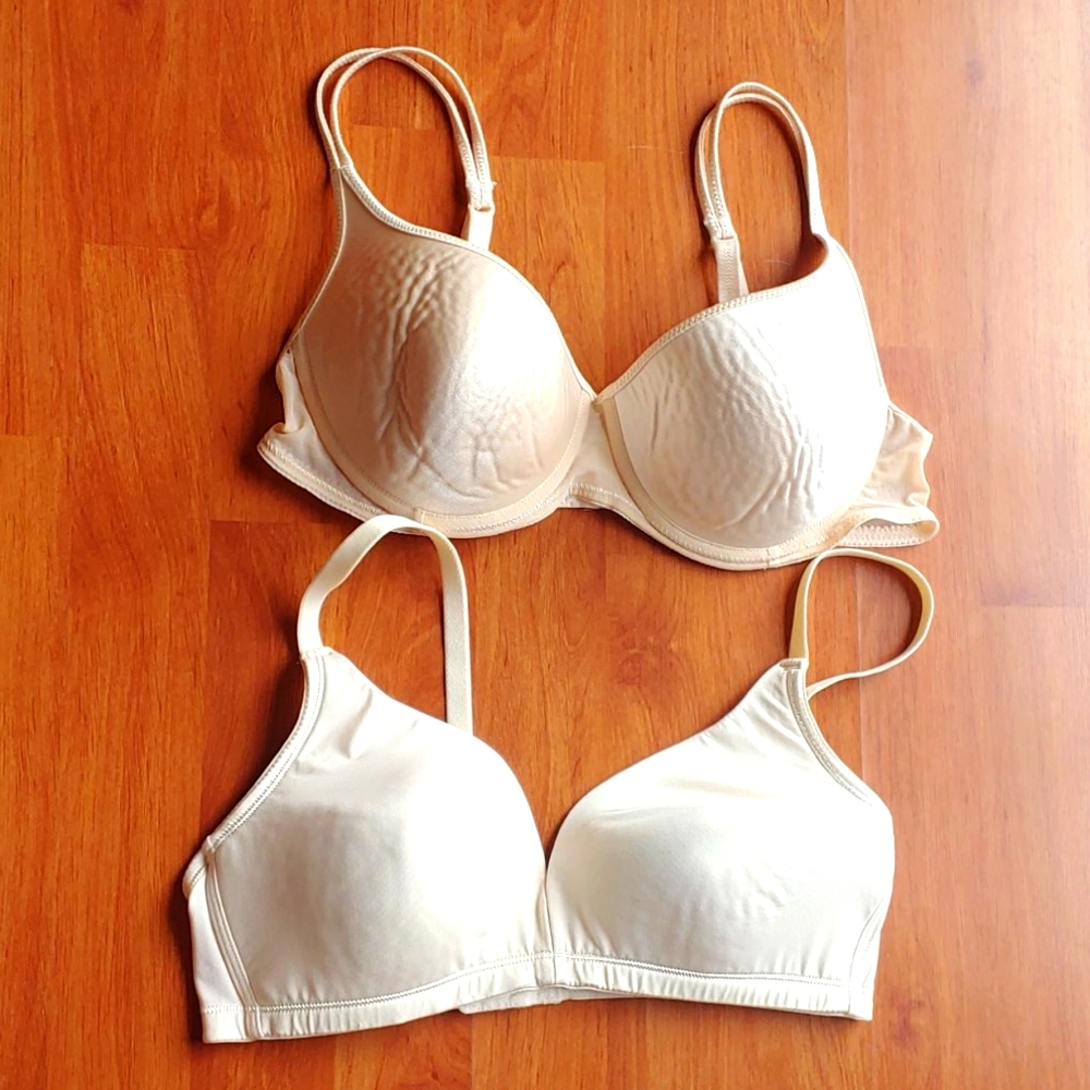 ❗BUNDLE❗2 NUDE 36C Bras